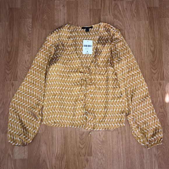 Forever 21 Satin Blouse - Picture 1 of 6